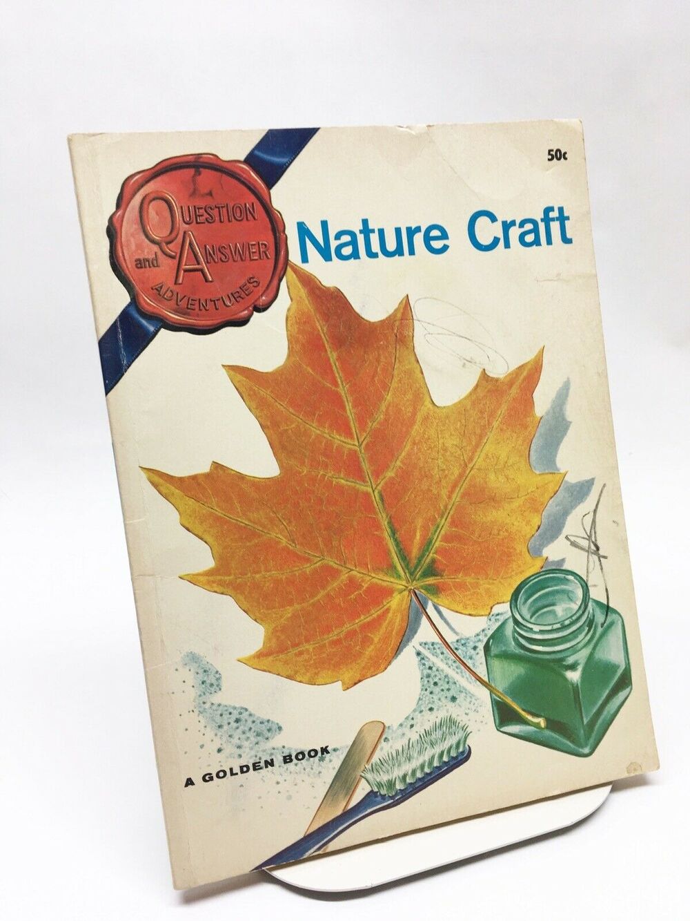 NATURE CRAFT - (1965) Golden Book Question & Answer Adventures Children’s Book
